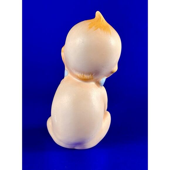 VTG Lefton Kewpie Doll Sucking Thumb Bisque Figurine 5" Cupid Baby Grannycore - Picture 5 of 10
